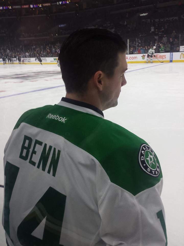 photo of my 2nd favorite player playing hockey